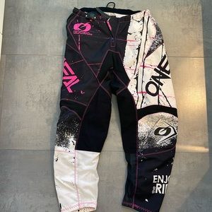 O’Neal moto racing pant women’s 7/8 like new